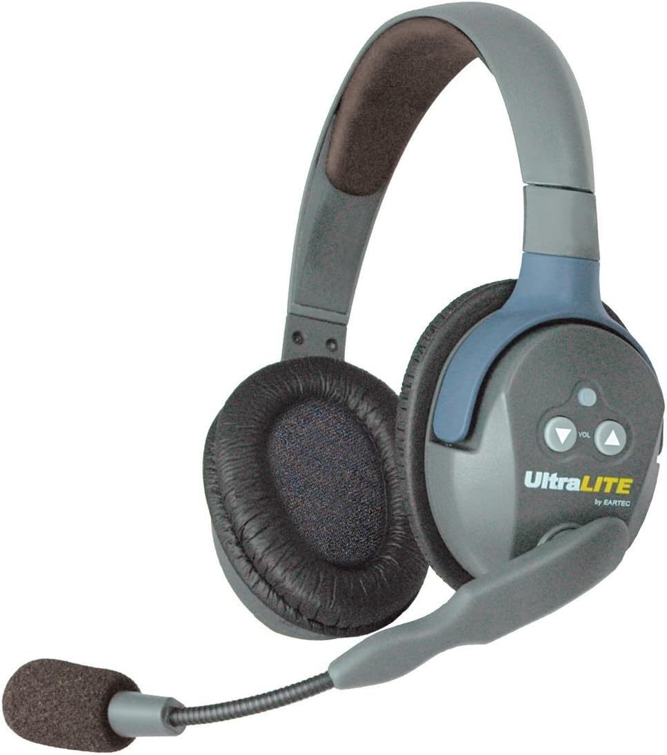 5 Person Wireless Communication Headset System with HUB Mini Base Transceiver Q27511