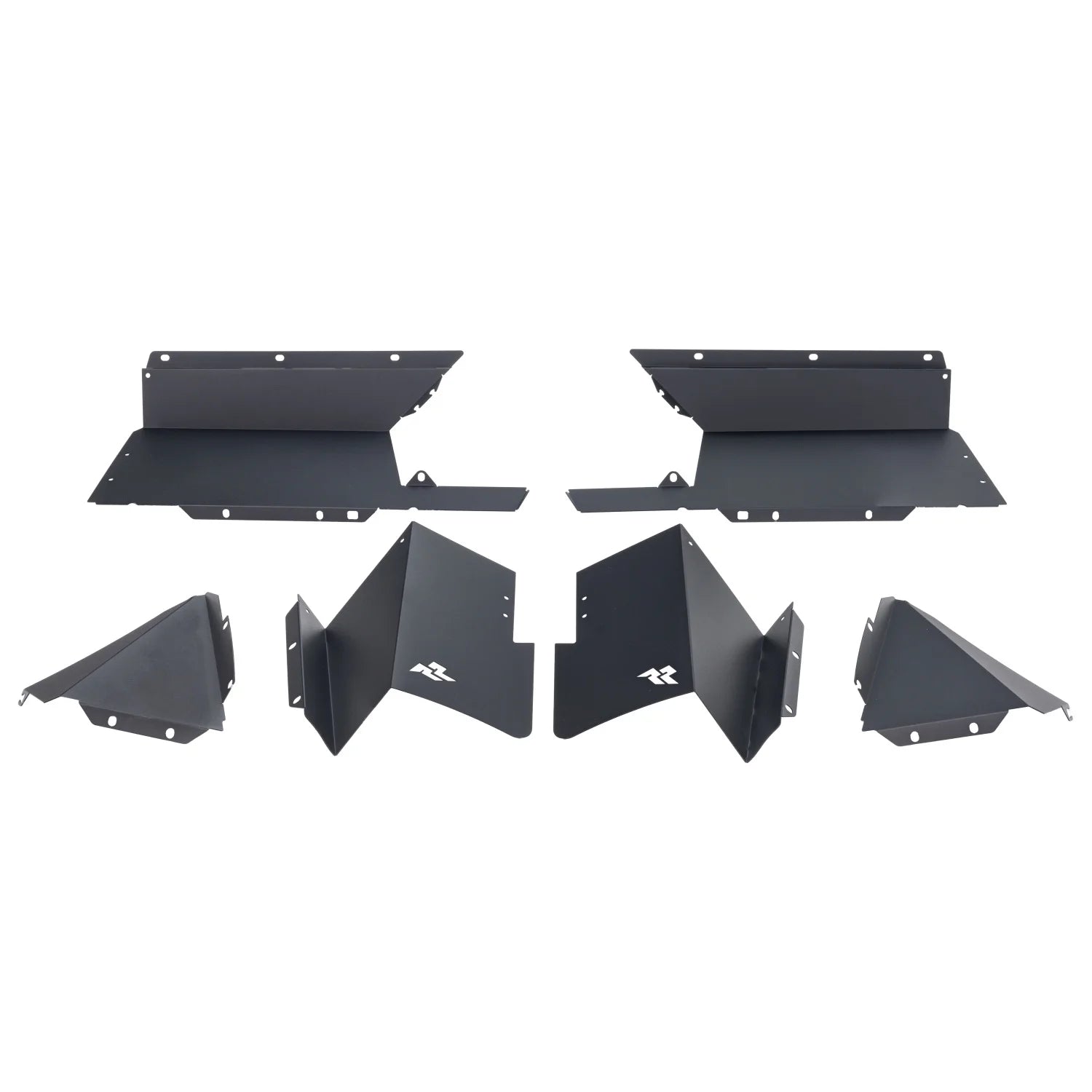 Aluminum Black Rear Inner Fender Liners for Jeep Gladiator JT B63934