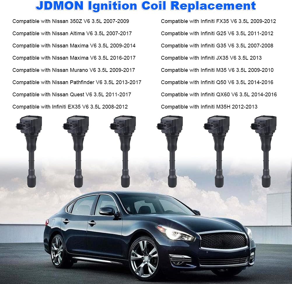 Ignition Coils Pack of 6 F655
