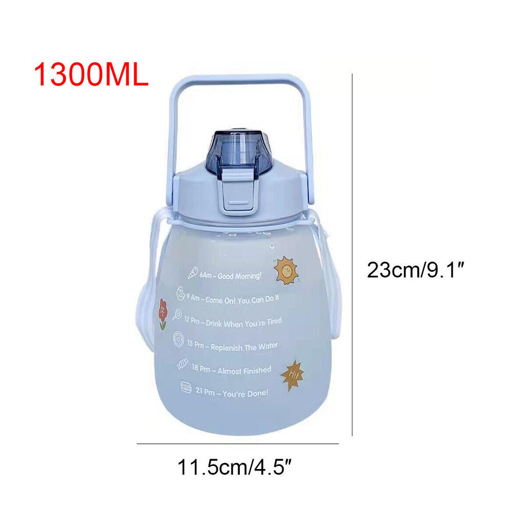 1.3L Water Bottle With Straw N73337