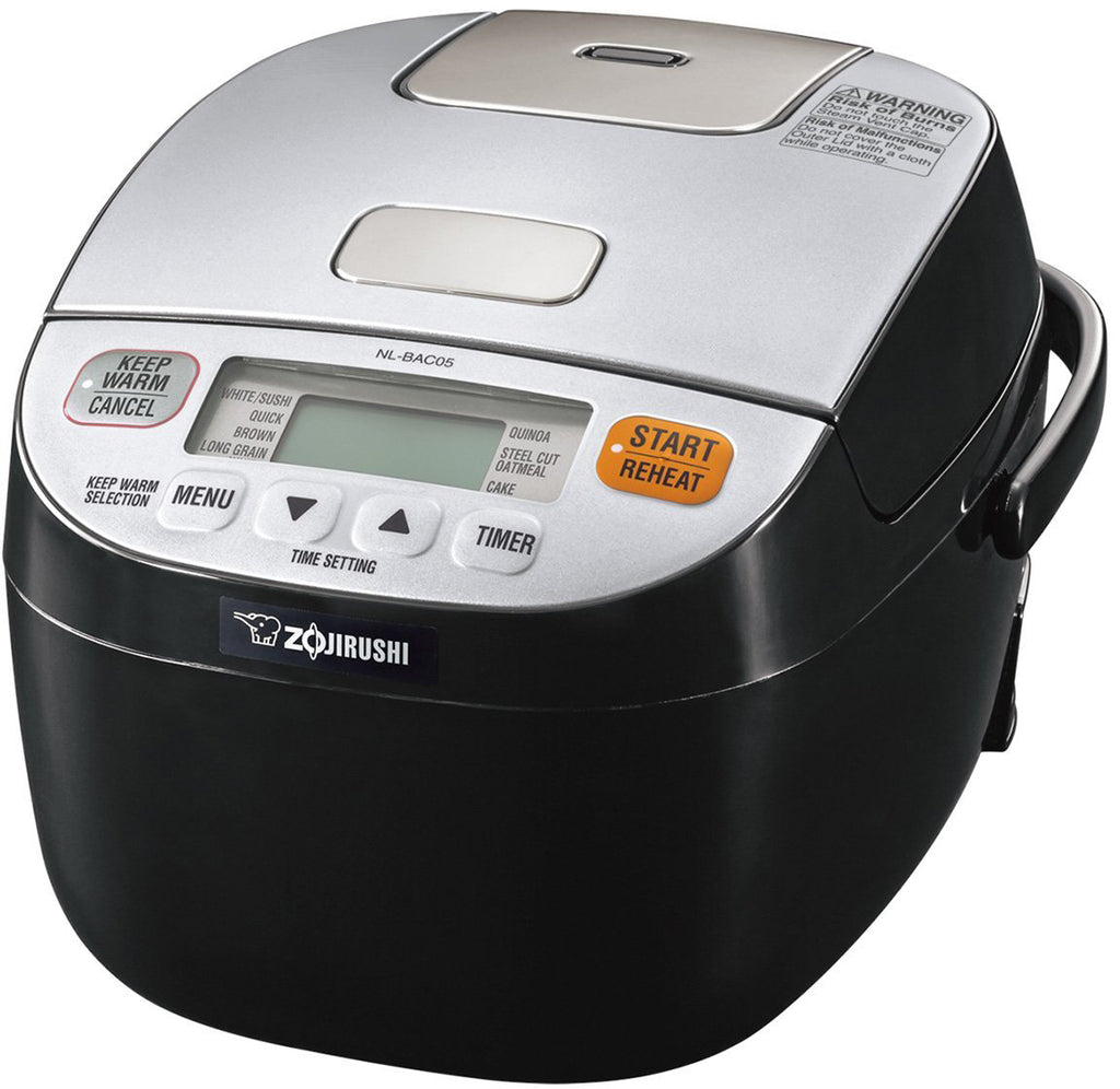 Micom Rice Cooker (3-Cup) with Rice Washing Bowl and Oven Mitt H5806