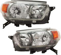Driver and Passenger Side Headlight Assembly Lens Housing for 2010-2013 Toyota 4Runner G777577