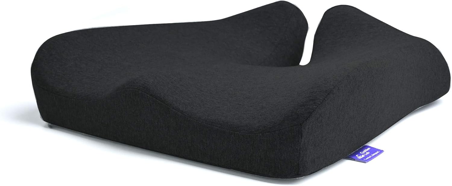 Black Extra-Dense Memory Foam Seat Cushion E92164