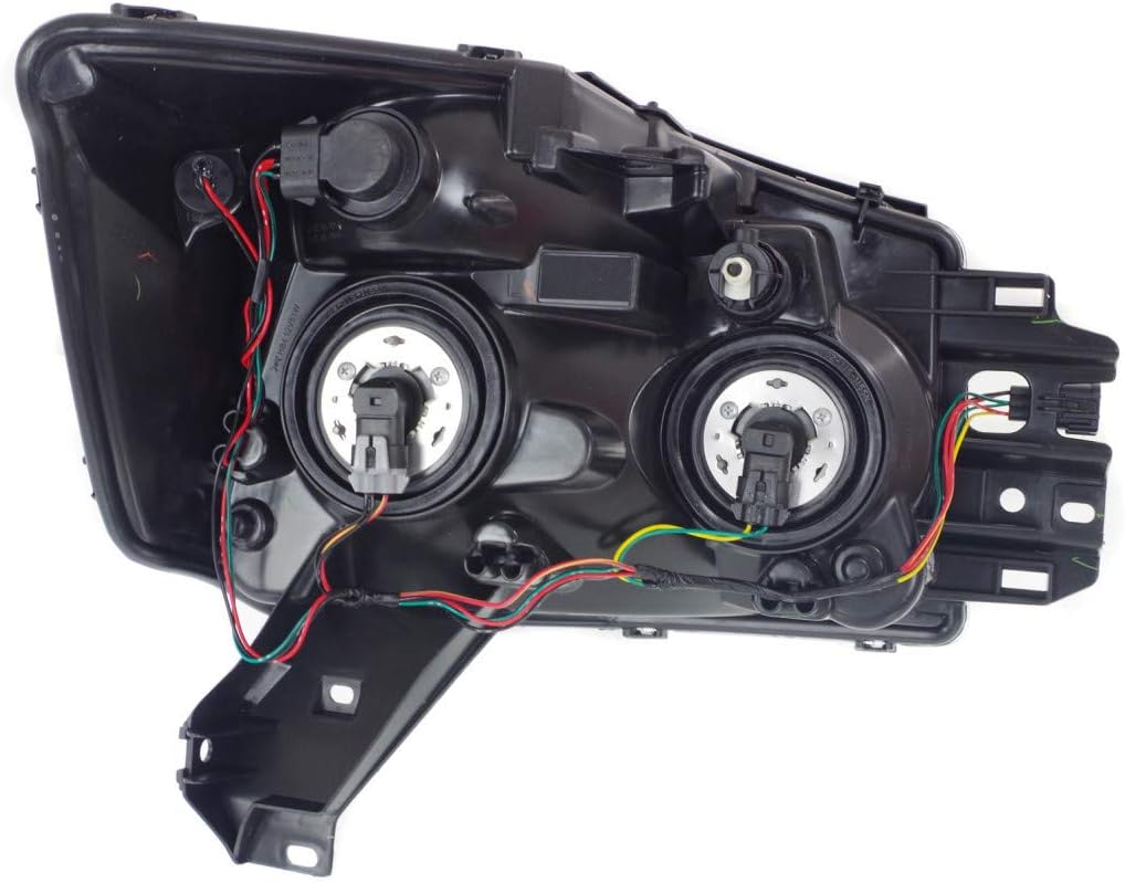 Headlight Driver and Passenger Side with Bulbs C714
