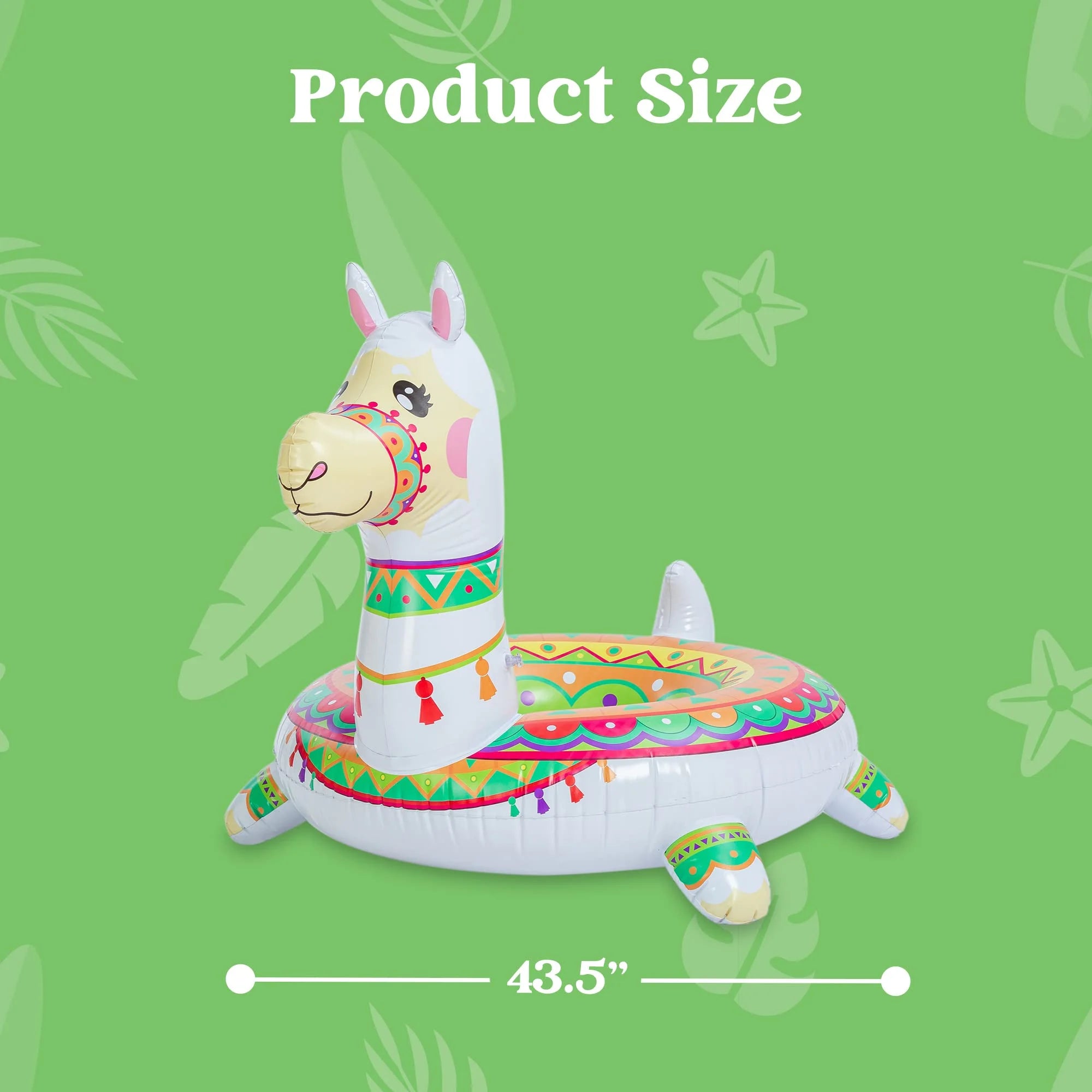Inflatable Llama Pool Float 43.5” Y228939