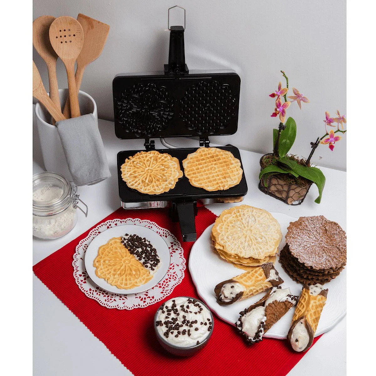 Nonstick Pizzelle Baker E333