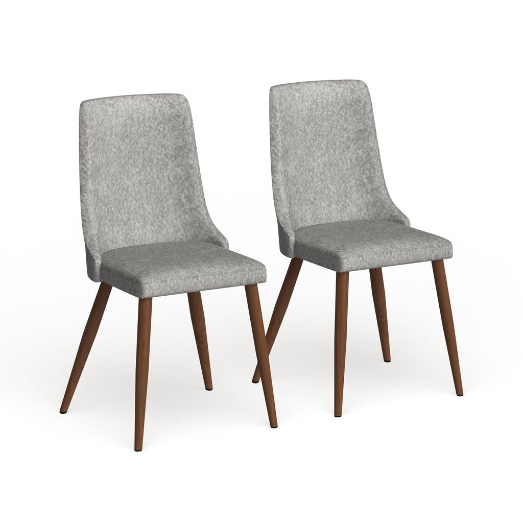 Set of 2 Brown Grey Dining Chair A523232