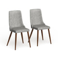 Set of 2 Brown Grey Dining Chair A523232