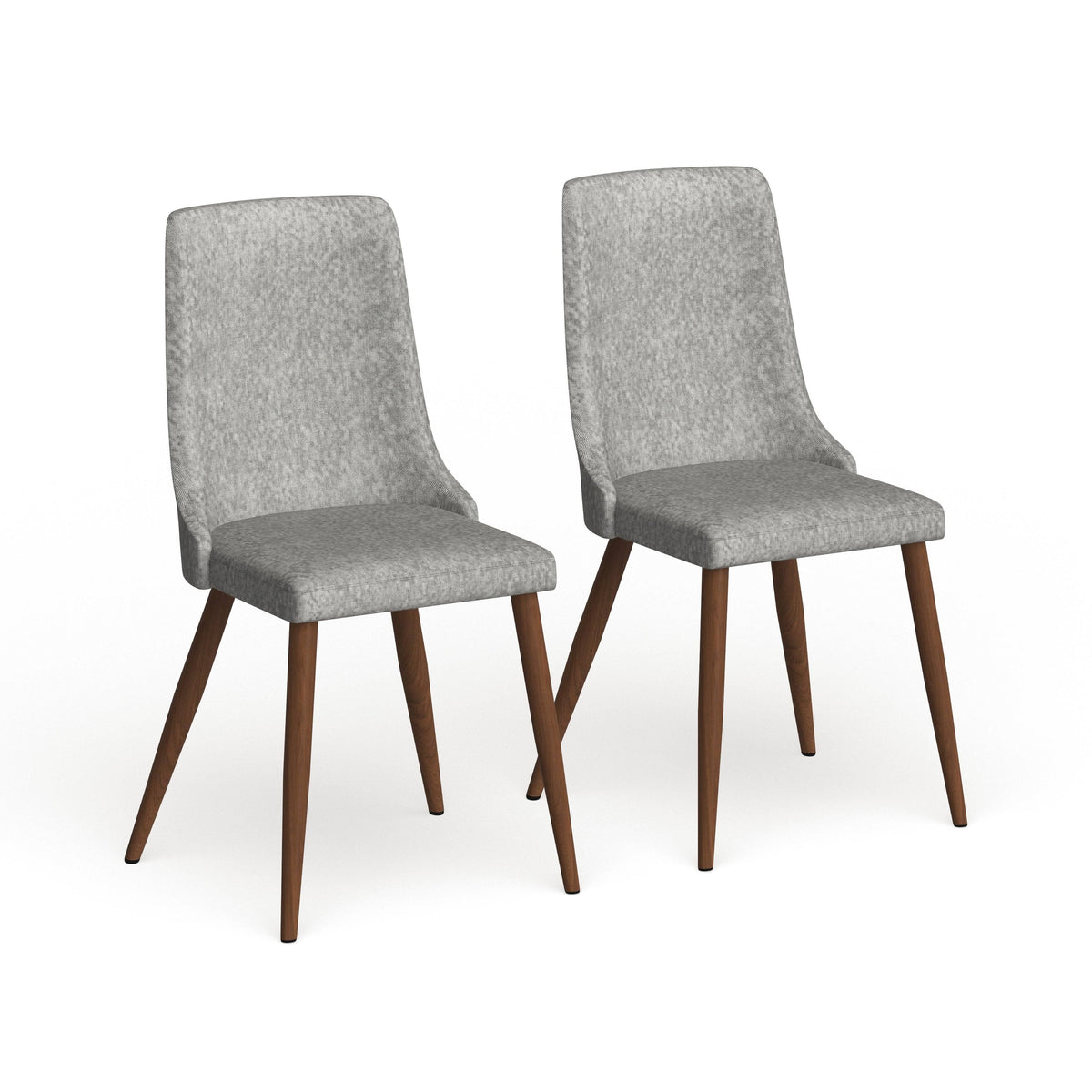 Set of 2 Brown Grey Dining Chair A523232