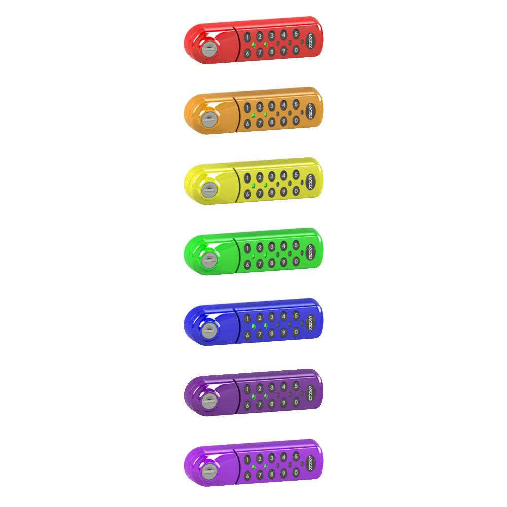 White Digital Combination Electronic Cabinet Lock A6913