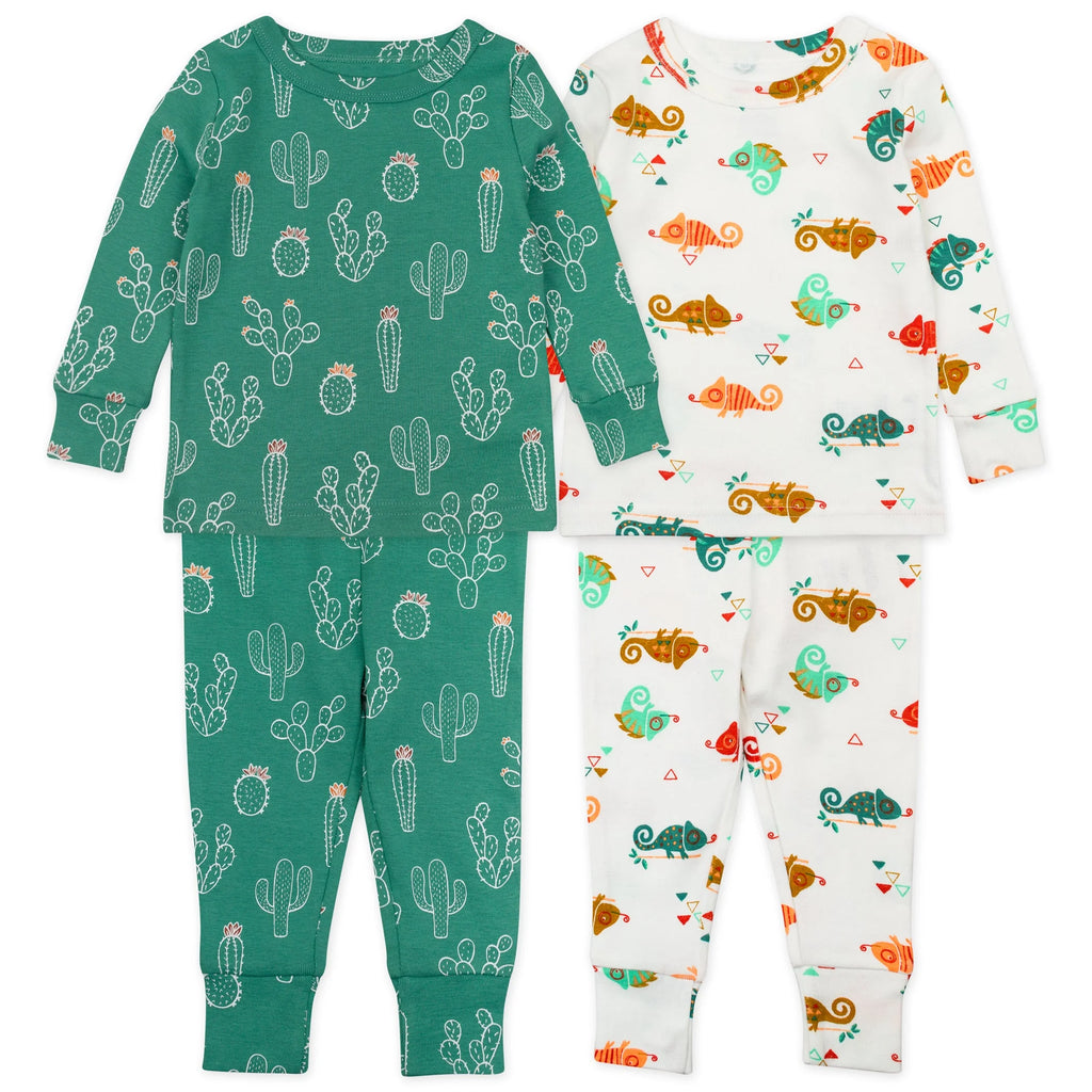 4-Piece Organic Cotton Pajama Baby Toddler Boy P107