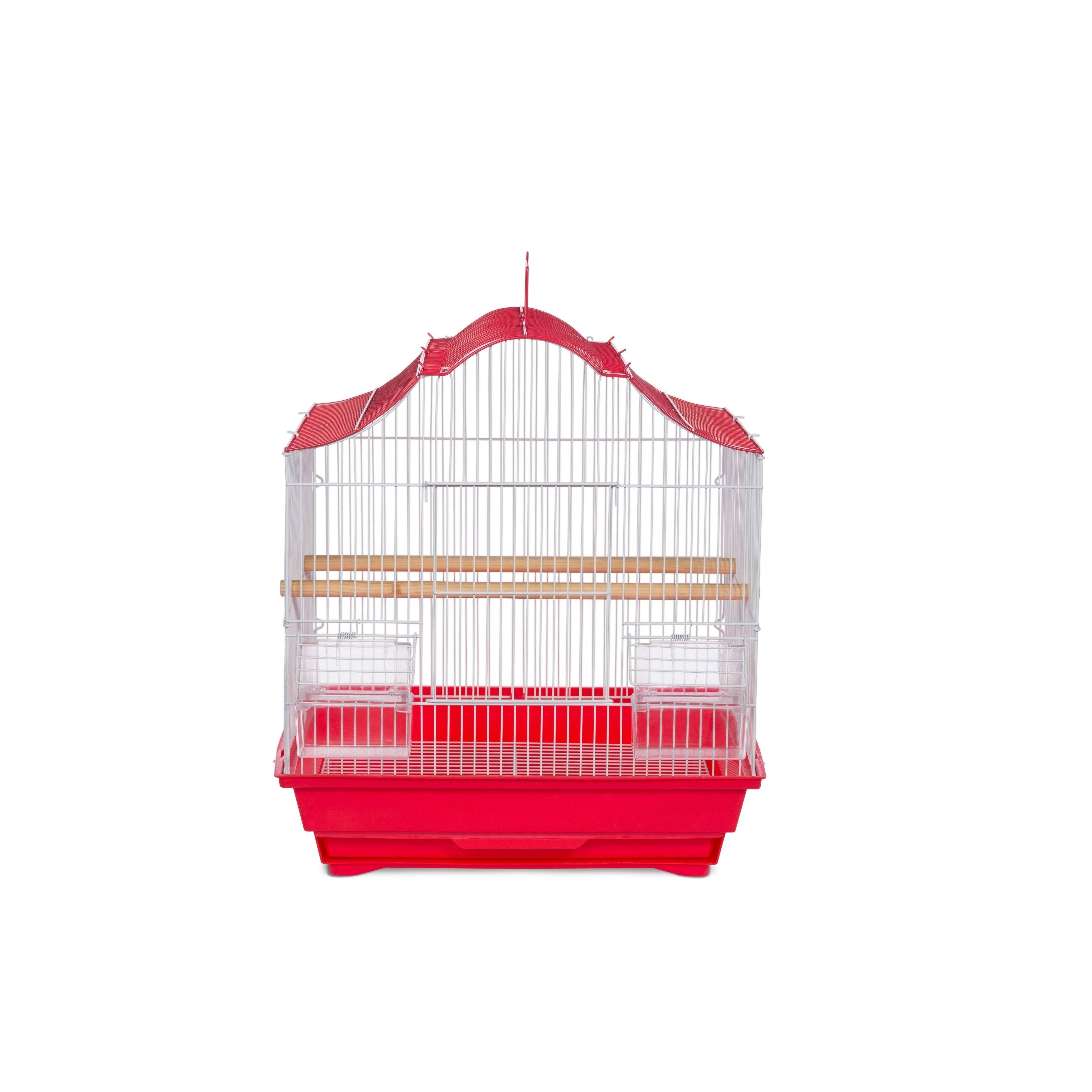 Red & White Cockatiel Cage L40883