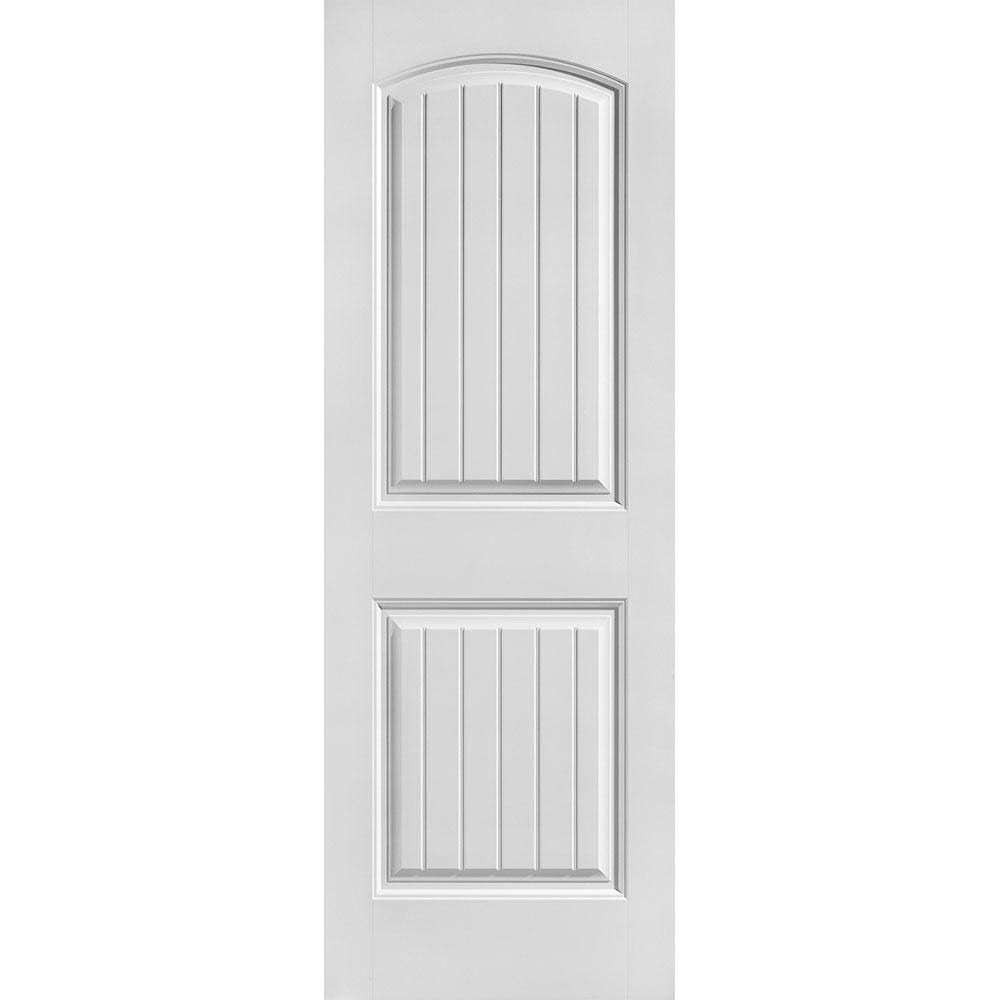 28 in. x 80 in. 2-Panel Hollow Core Primed Composite Interior Door Slab B724