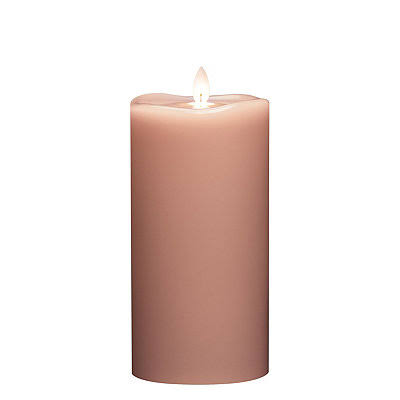 8 in. Real Wax LED Pillar Candle N6640