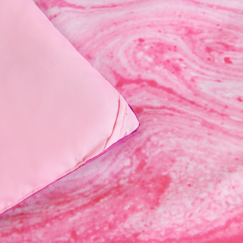 Gradient Abstract Marble Reversible Full/Queen Comforter Set, 3 Pieces N610033