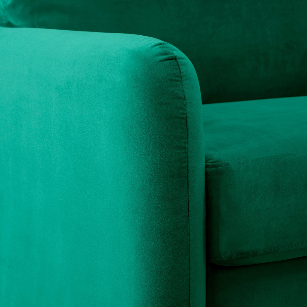 Green Upholstered Loveseat Sofa C840