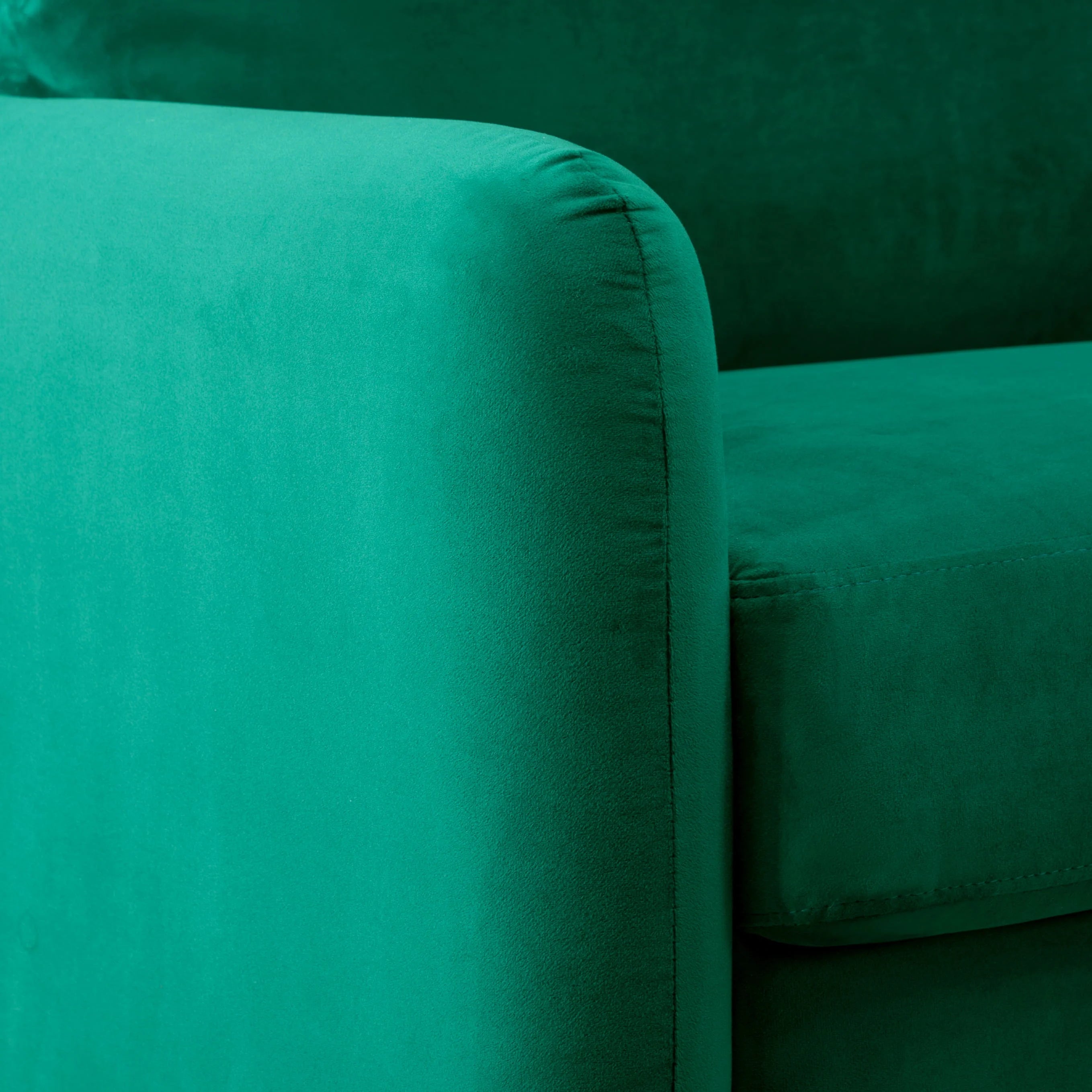 Green Upholstered Loveseat Sofa C840