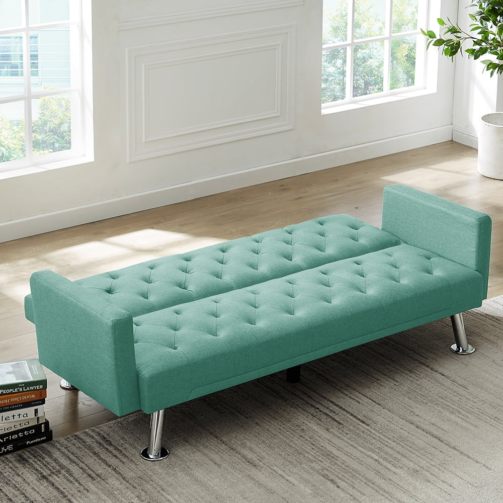 Convertible Folding Sofa Bed Fabric Sleeper Sofa Couch E2085